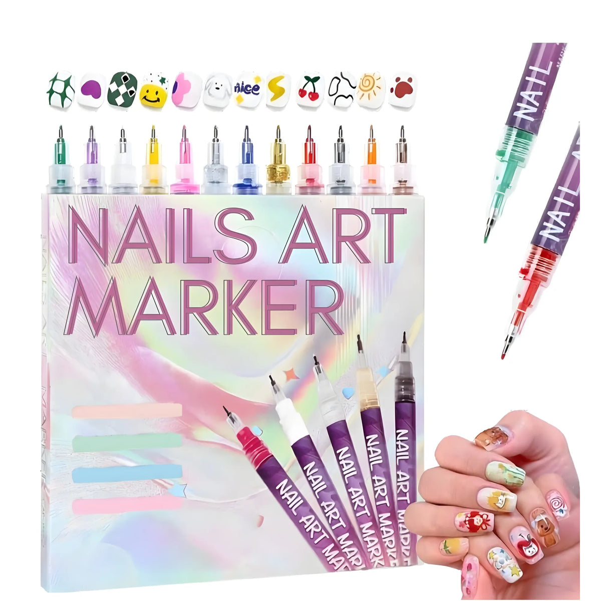 Prism Solid Plastic Nail Art Maker Pen