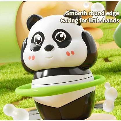 Prism Essential Plastic Cute Panda Action Toy Set