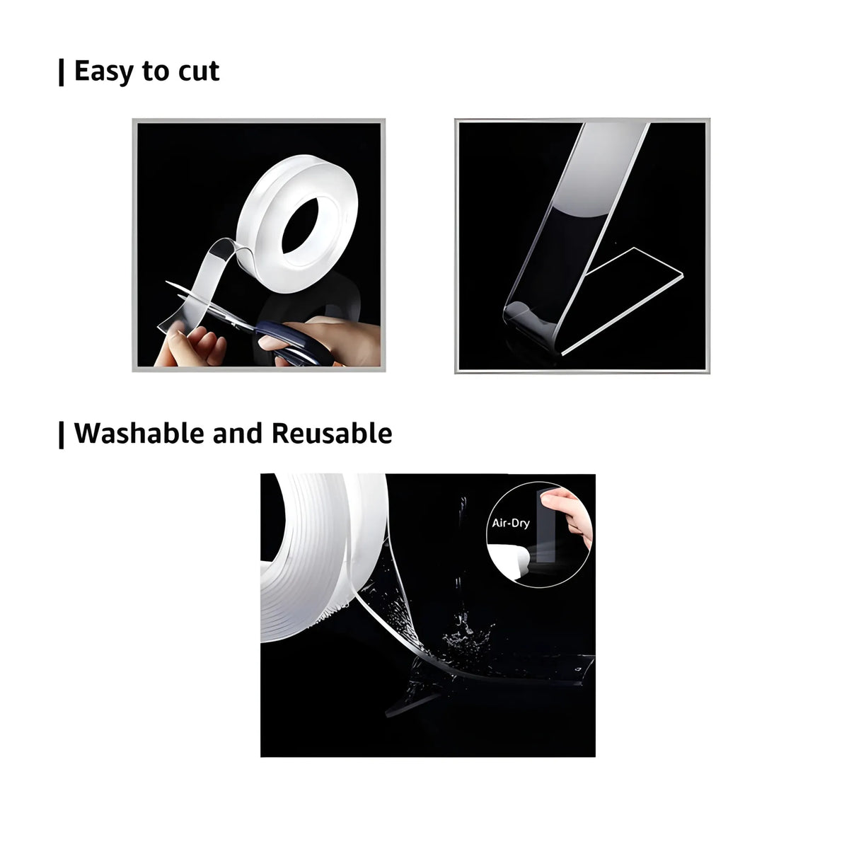 Crystal Essential Pack of 2 Magic Tape
