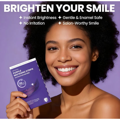 Amethyst Essential Fluoride Free Teeth Whitening Strips 7 Pieces Set