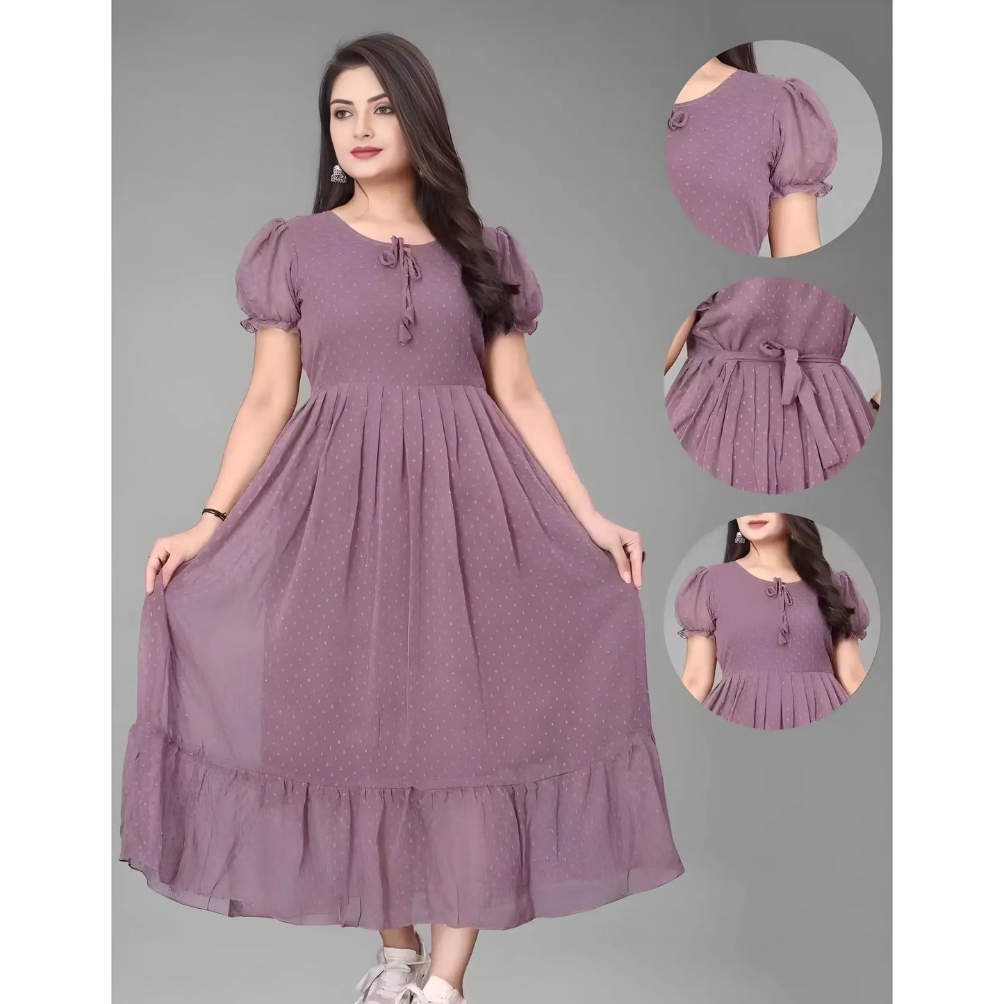 Belle Solid Dress