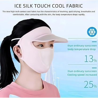 Prism Essential Elastic Women Cap With Mask