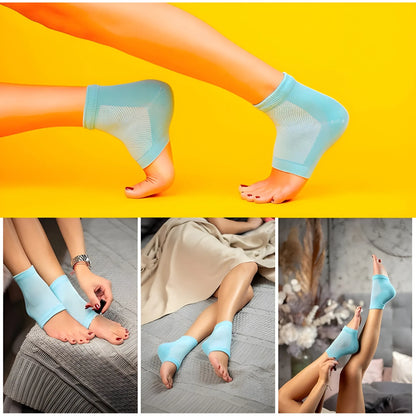 Sapphire Essential Half Gel Cotton Heel Socks