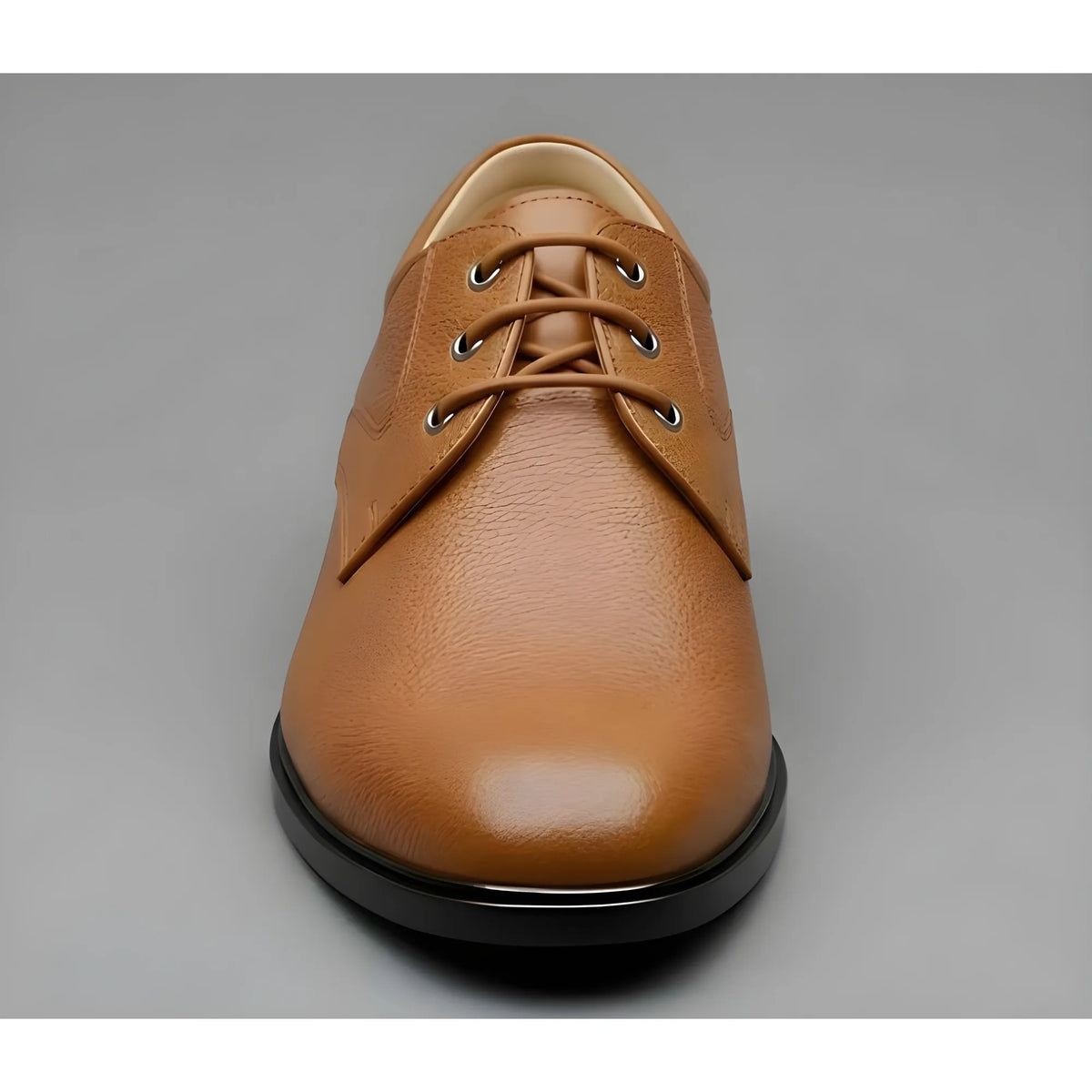 Camel Men's Synthetic Leather Solid Lace-Up Formal Shoes