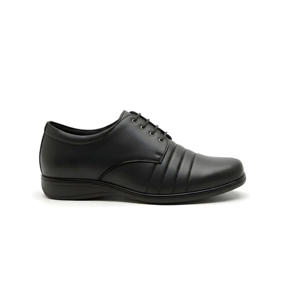 Onyx Men's Synthetic Leather Solid Lace-Up Formal Shoes