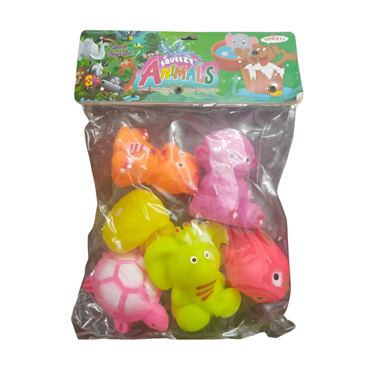 Domestic Mixed Animal Chu Chu Toys |   Rubber  |   Toys| 6+ Months