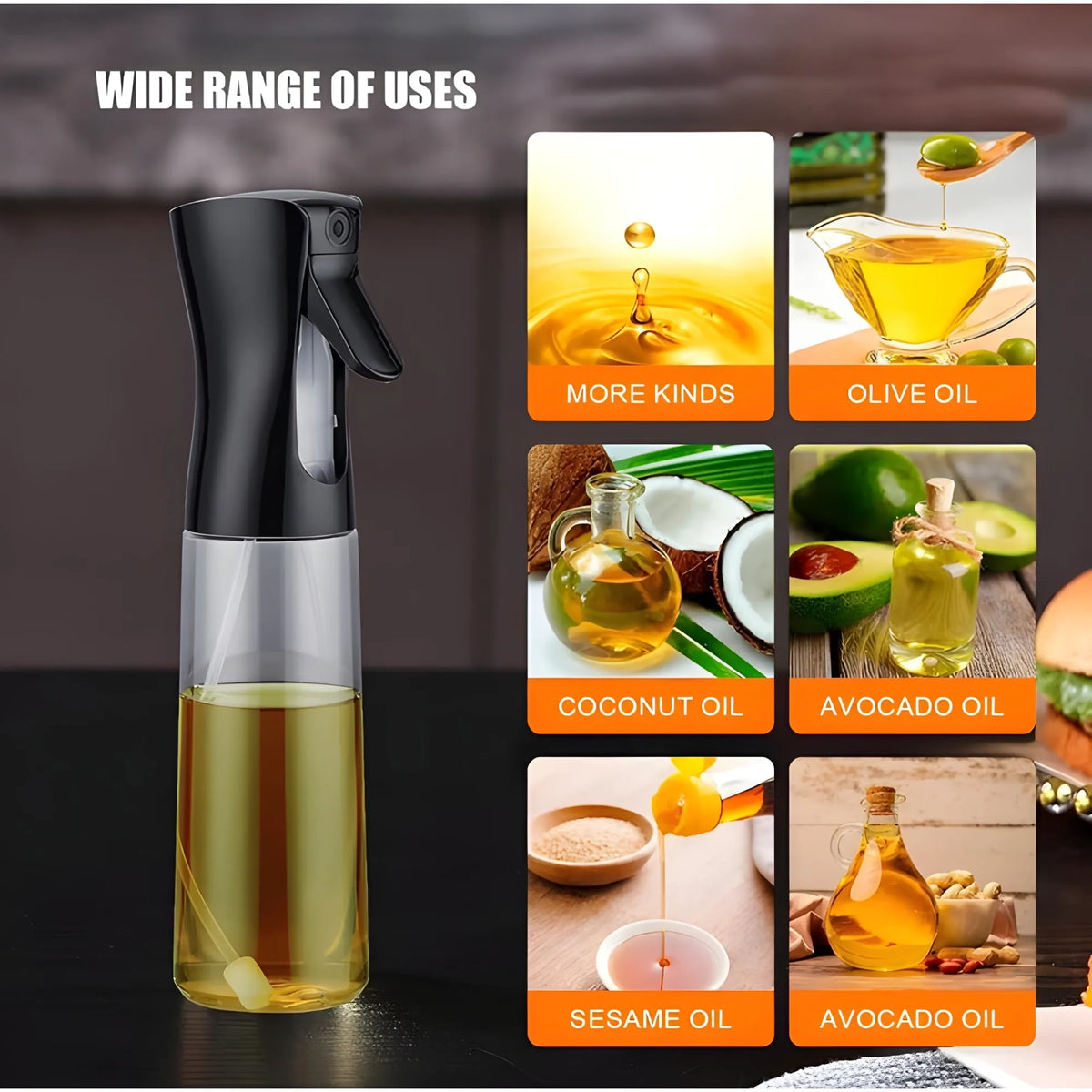 Crystal Essential Oil Sprayer for Cooking