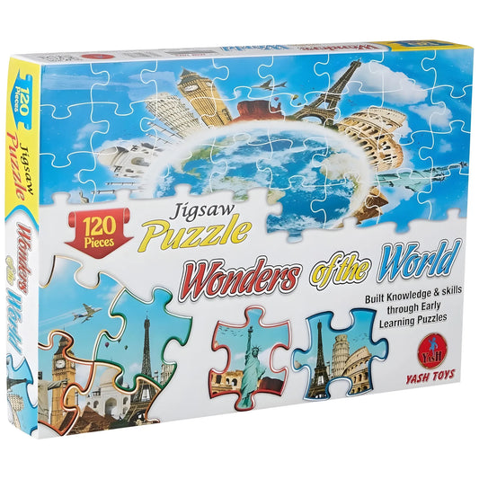 120_Pcs Jigsaw Puzzle Wonders of the world