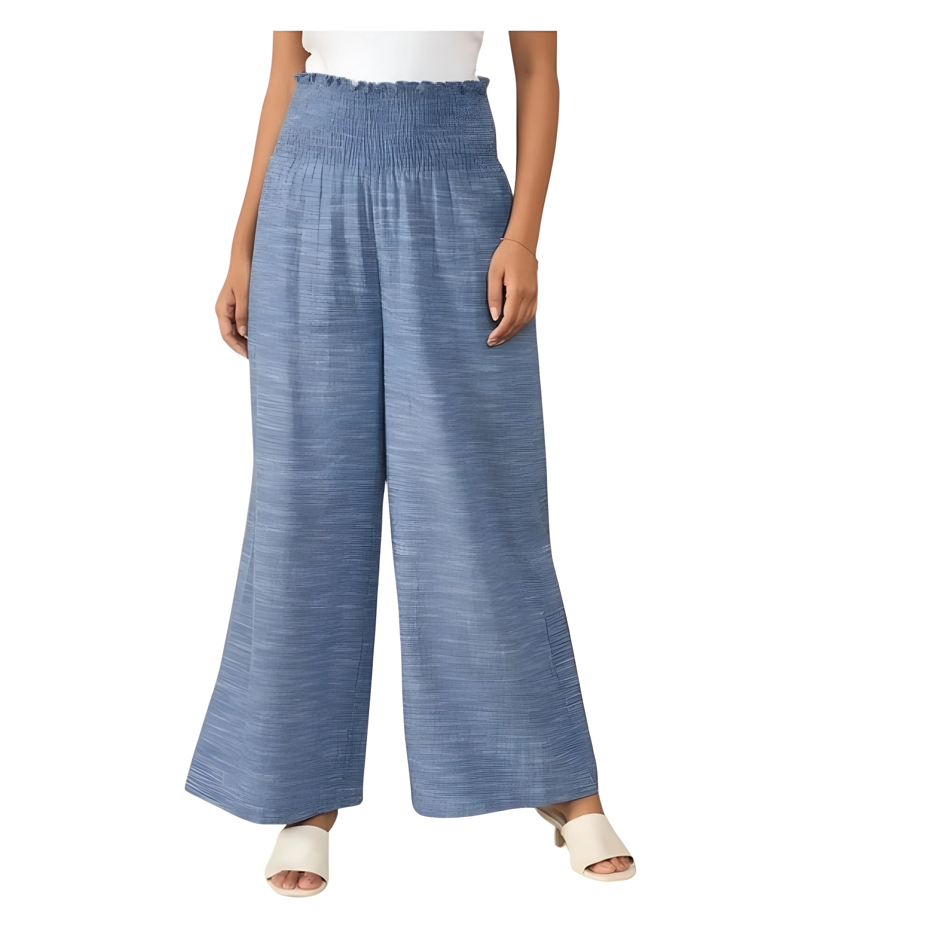 Solene Textured Trousers