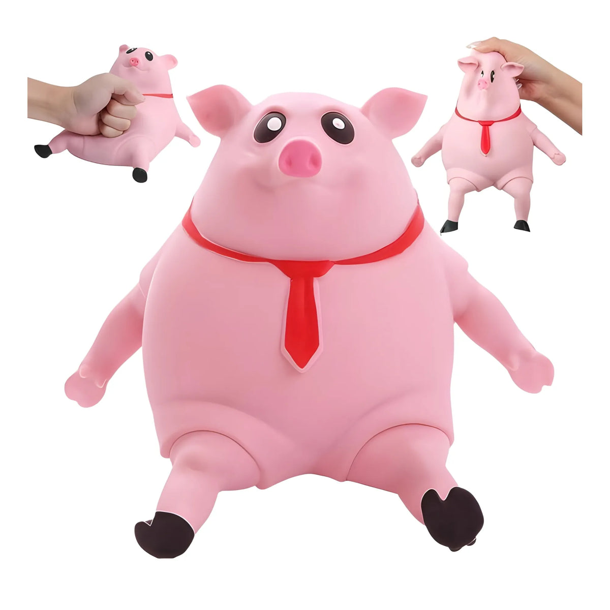 Rose Essential TPR Squishy Pig Toy