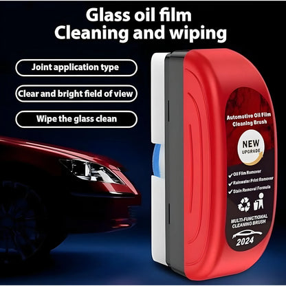 Onyx Essential Pack of 2 Automotive Oil Film Cleaning Brush