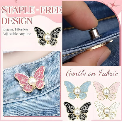 Prism Essential Pack of 2 Jeans Clip Butterfly