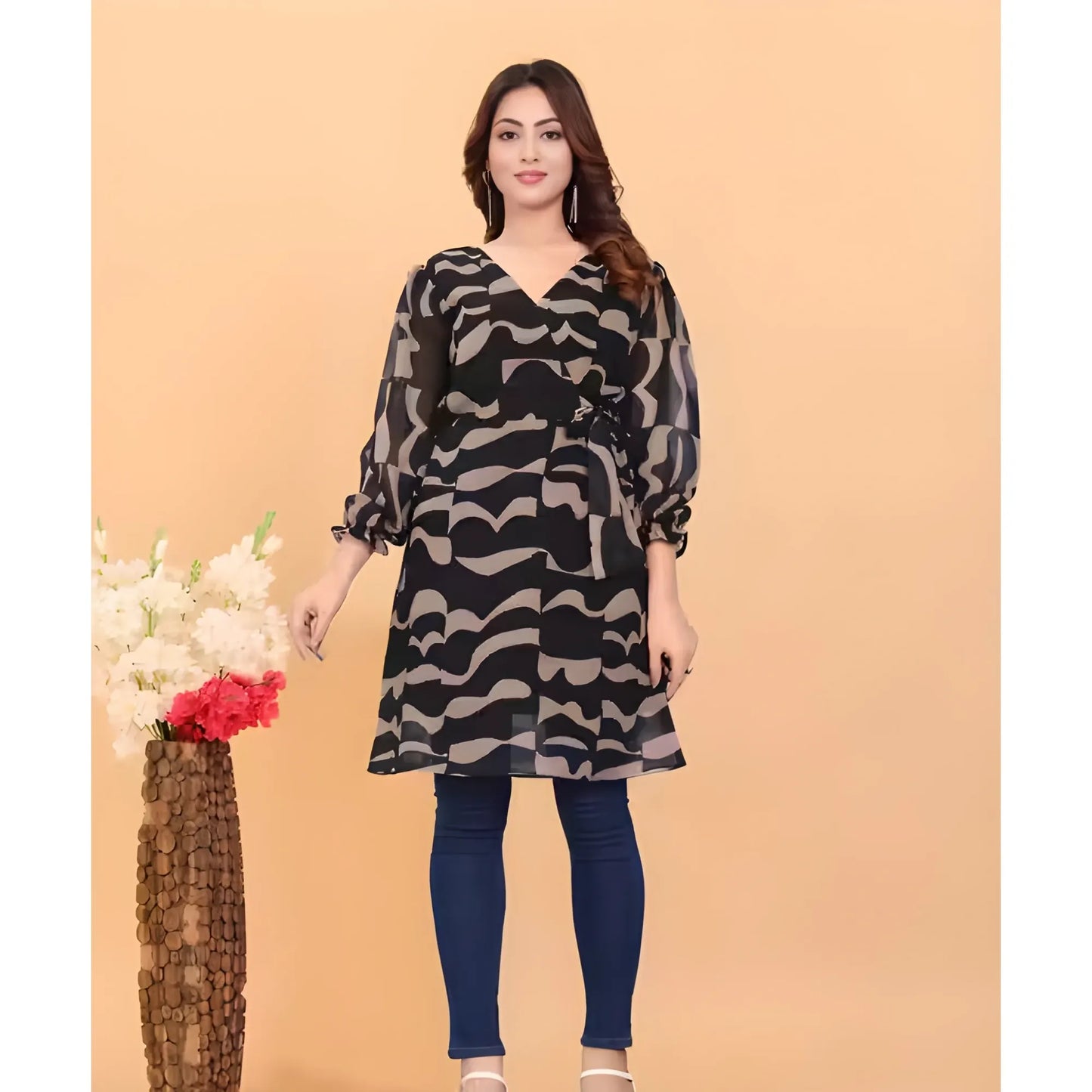 Aveline Abstract Tunic