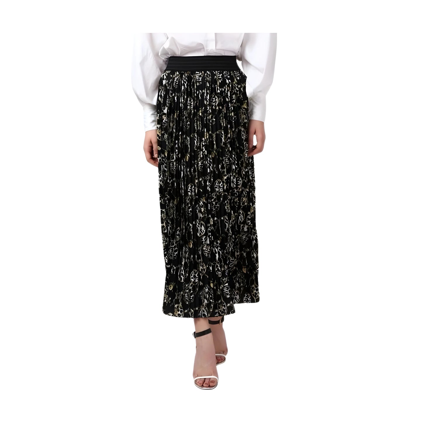 Talia Chain Print Skirt