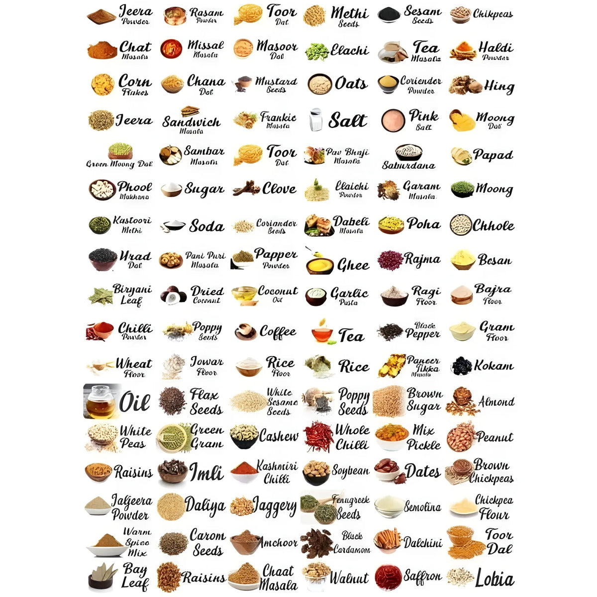 Prism Essential Pack of 2 Kitchen Masala Sticker