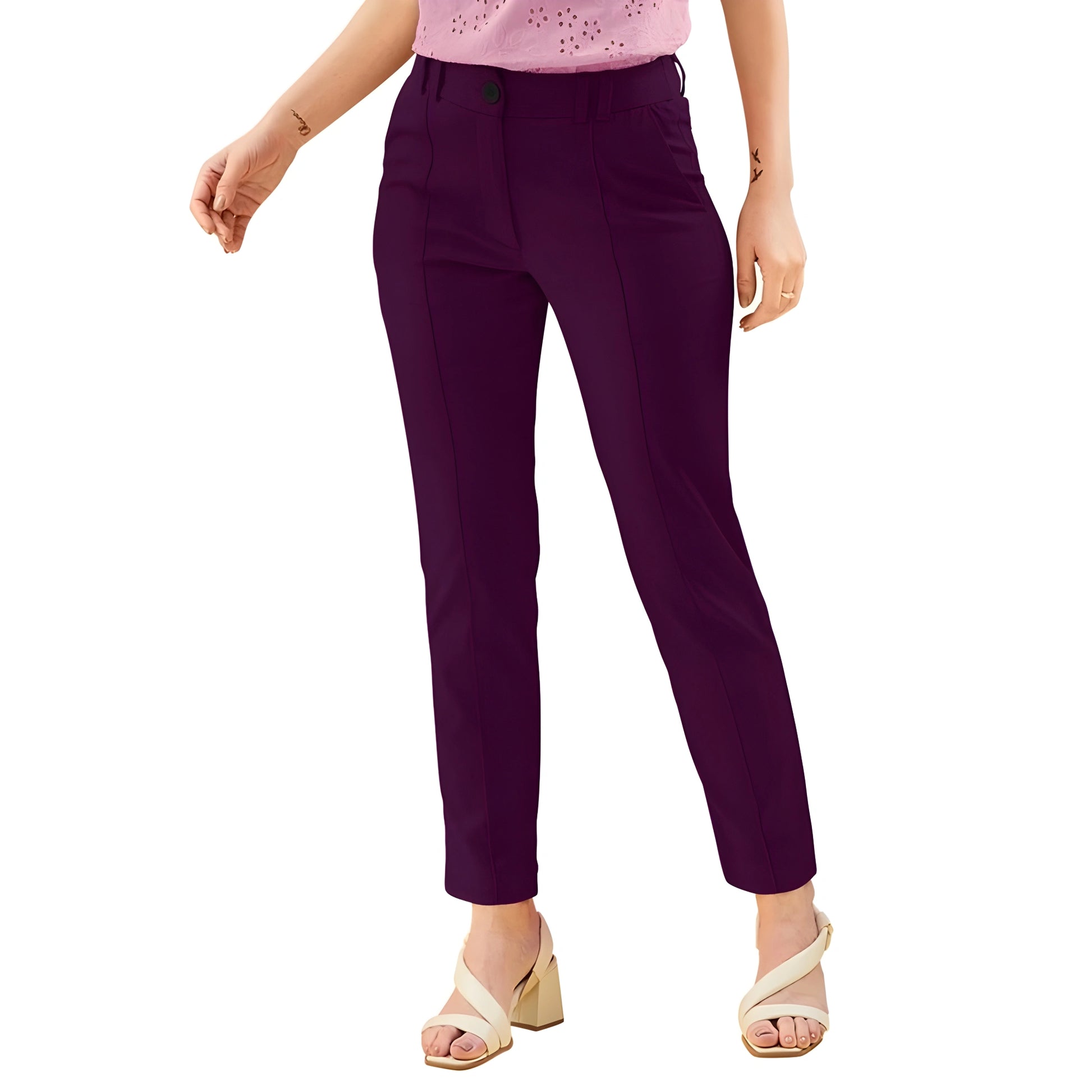 Cyra Solid Trousers