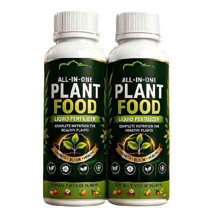 Signature Essential Pack of 2 All-in-One Plant Food Liquid Fertilizer Bottles - 100 ML