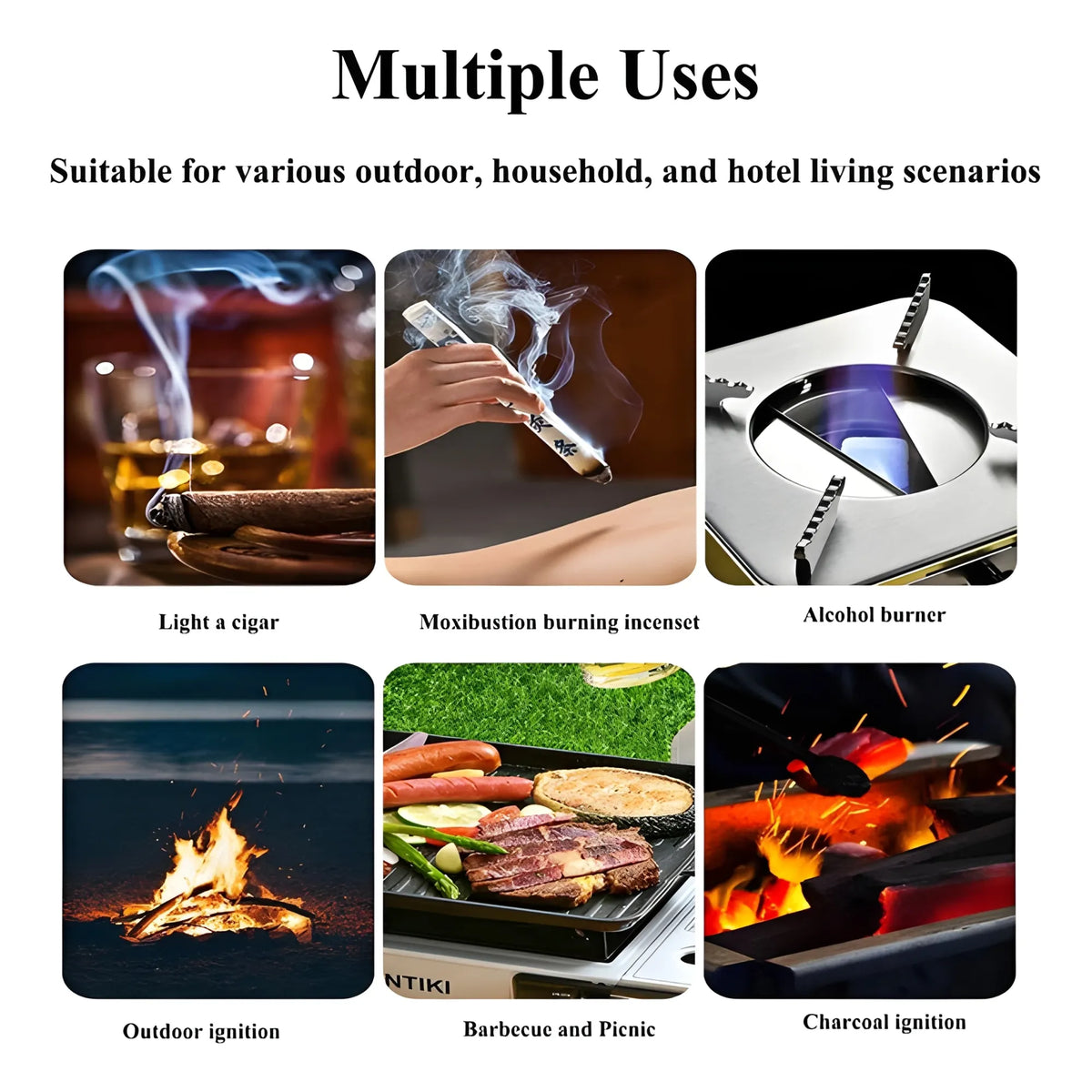 Saffron Essential Zinc Match Stick Lighter