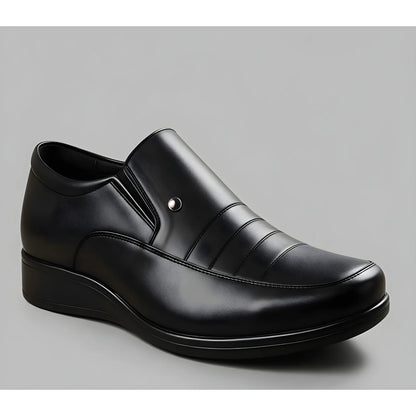 Onyx Men's Synthetic Leather Solid Slip-On Formal Shoes