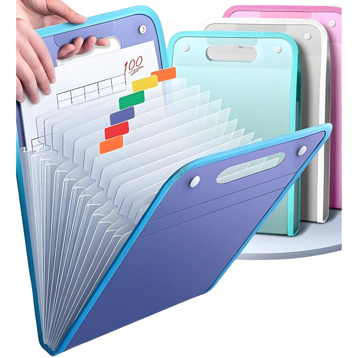 Prism Essential 13 Layer A4 Paper File Folder