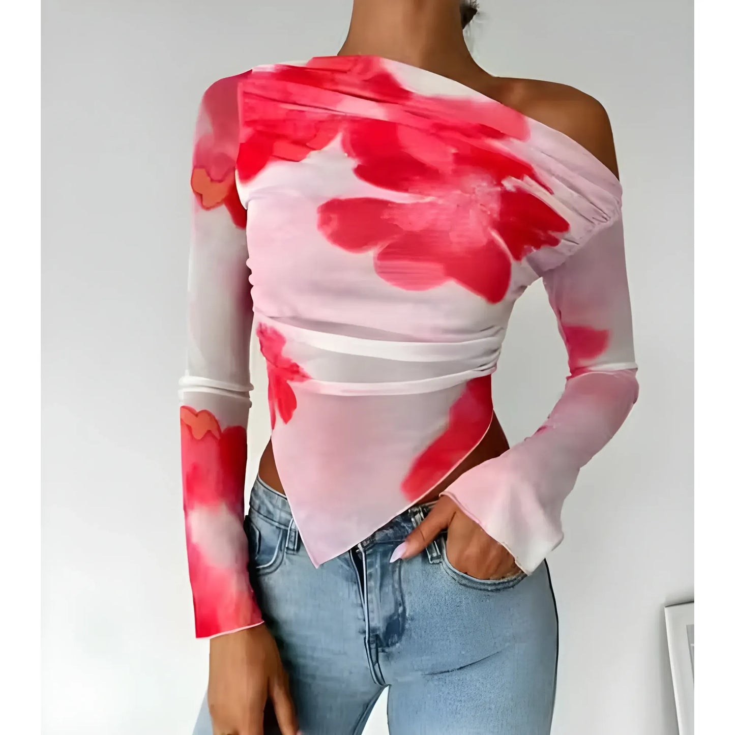 Delia Floral Crop Top