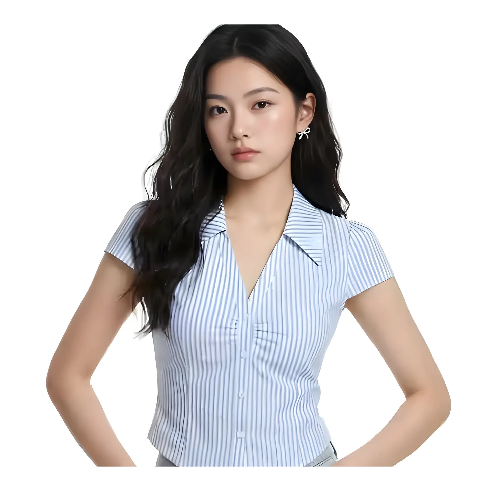 Brisa Checked Crop Top
