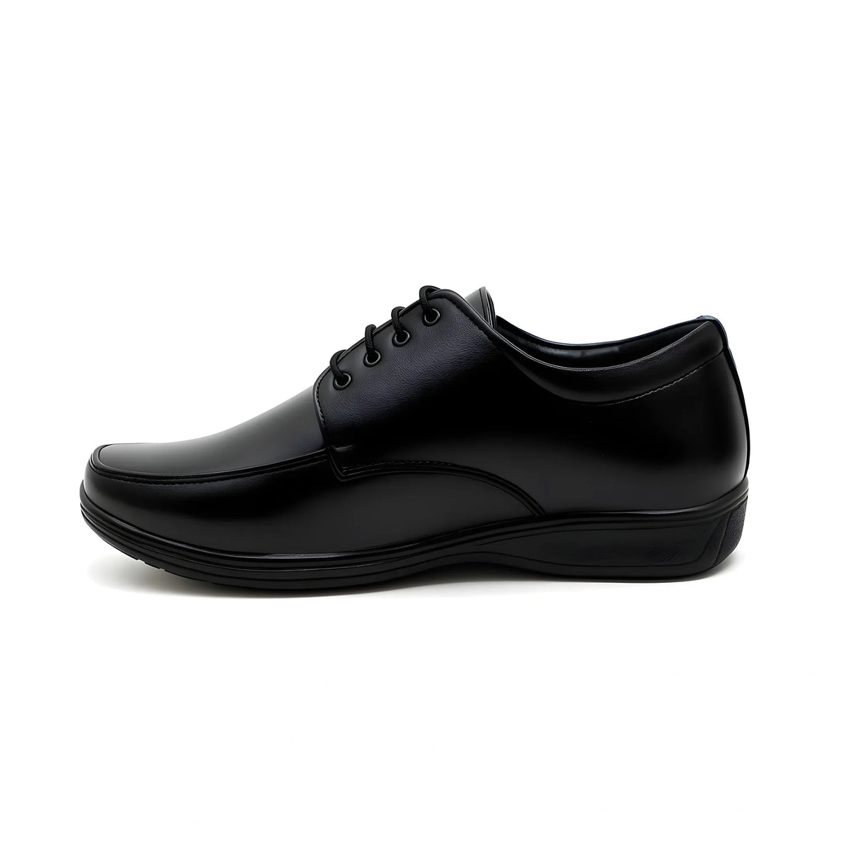 Onyx Men's Synthetic Leather Solid Lace-Up Formal Shoes