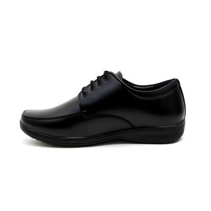 Onyx Men's Synthetic Leather Solid Lace-Up Formal Shoes