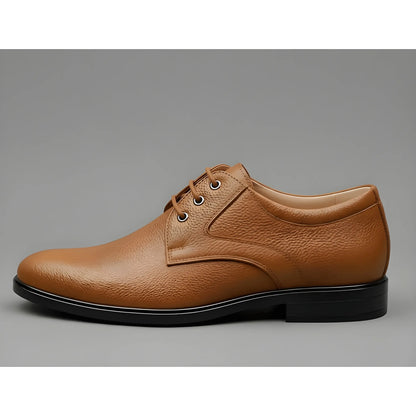 Camel Men's Synthetic Leather Solid Lace-Up Formal Shoes