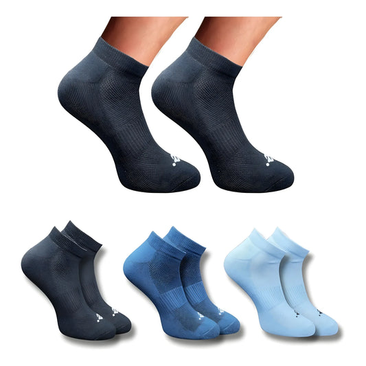 3_Pair Set Unisex Casual Cotton Printed Low Cut Socks (Multicolor)
