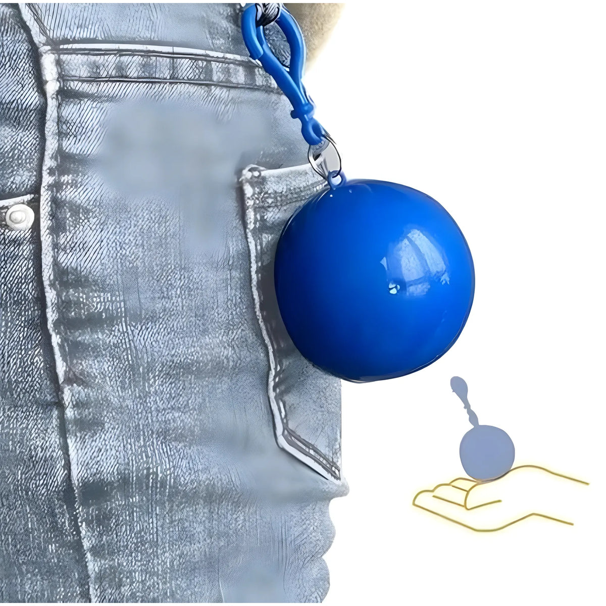 Prism Essential Pack of 2 Plastic Raincoat Ball