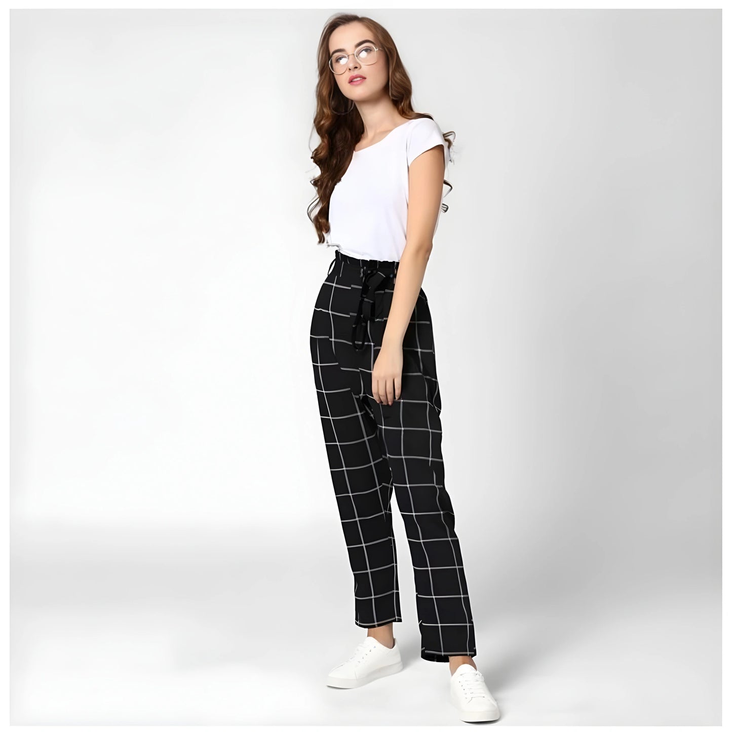 Isla Checkered Trousers