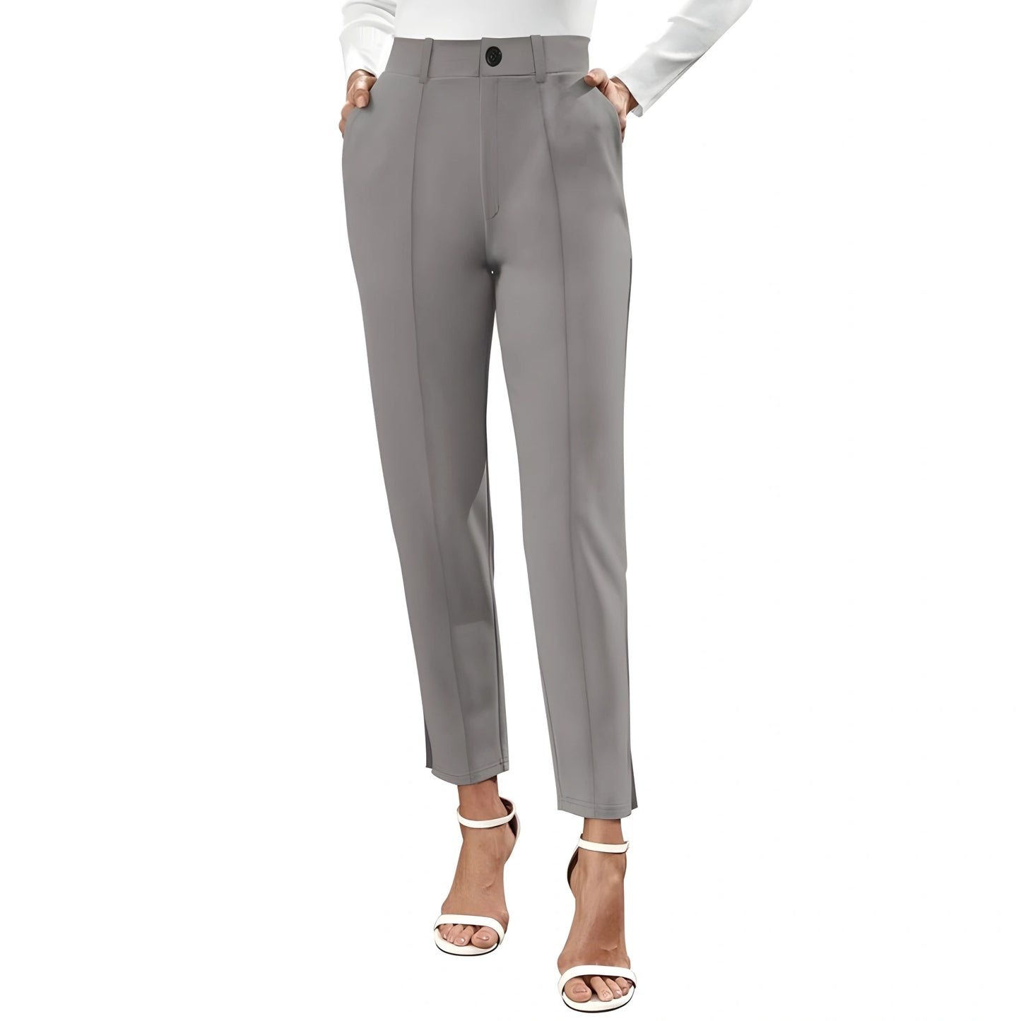 Viora Solid Trousers
