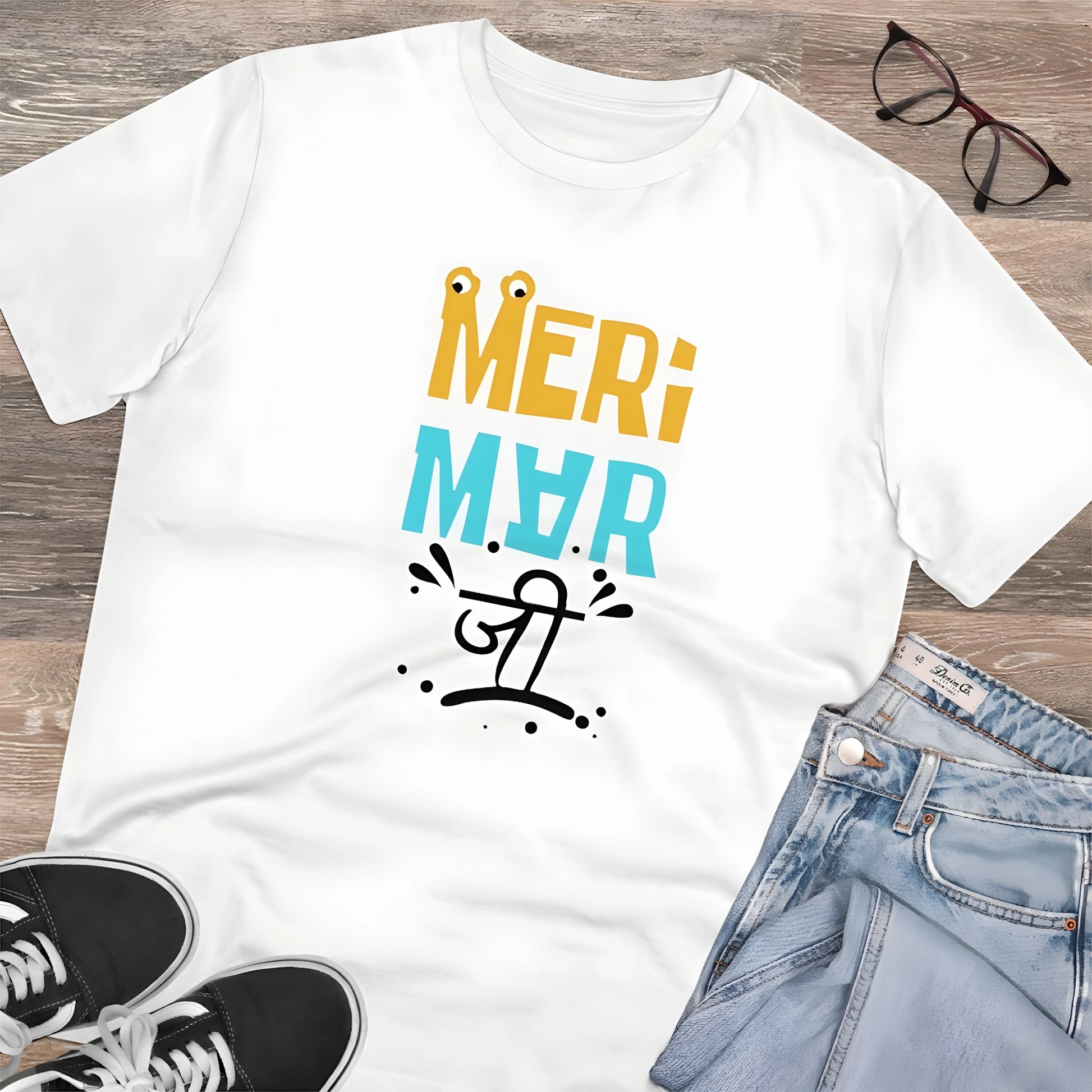 Indigo Printed T-Shirt - image 4