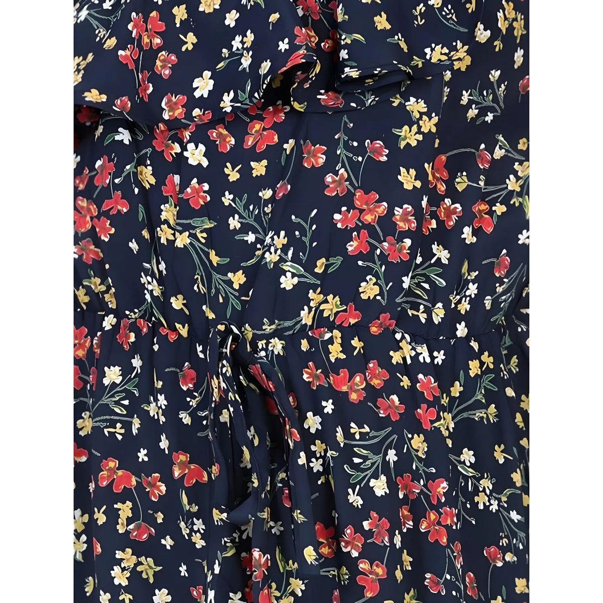 Girl's Polyester Moss Floral Sleeveless Jumpsuit (multicolor) | Kids Signature Collection