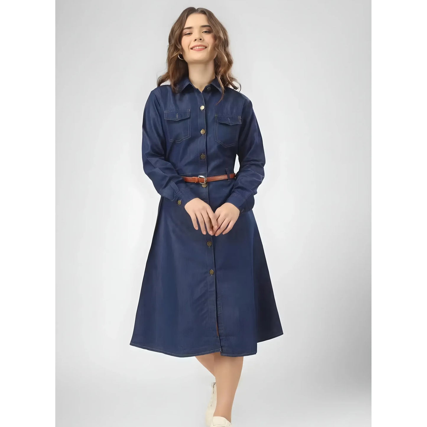 Vanya Solid Dress