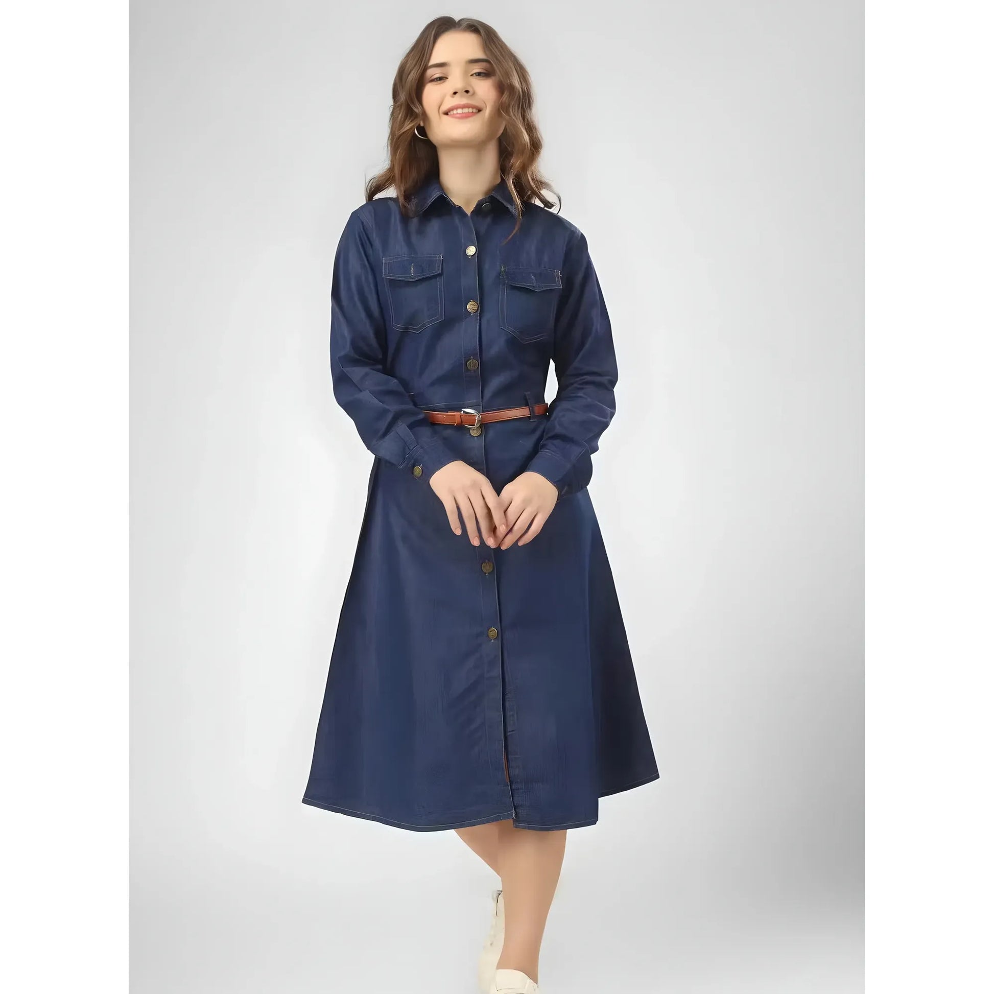 Vanya Solid Dress