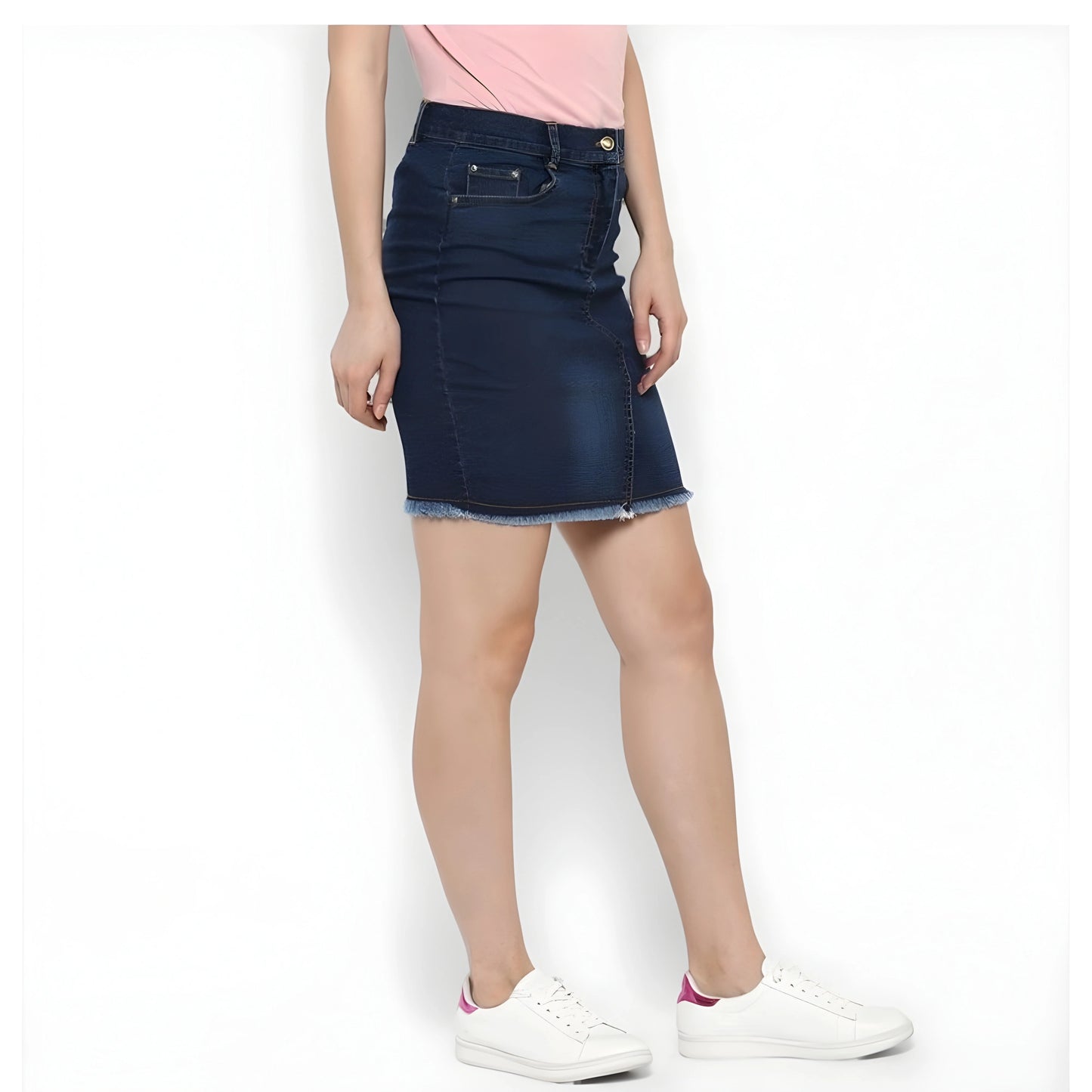 Elowen Stitching Pattern Skirt