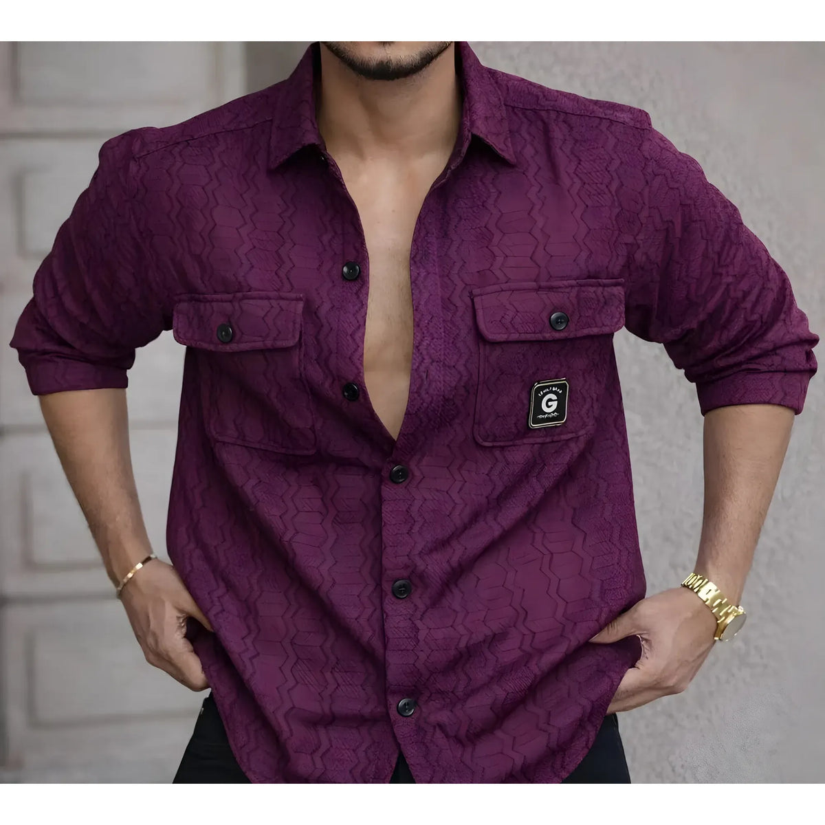 Avira Textured Shirt