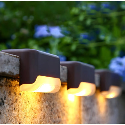 Onyx Essential Pack of 4 Stair Deck Solar Light