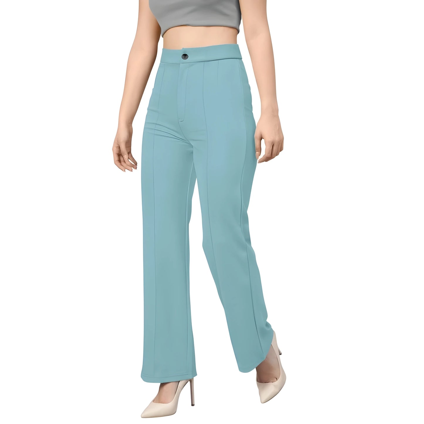 Luna Cow Pattern Trousers