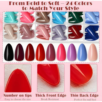 Prism Essential ABS 576 Pcs Nails Set