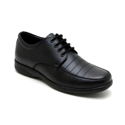Onyx Men's Synthetic Leather Solid Lace-Up Formal Shoes