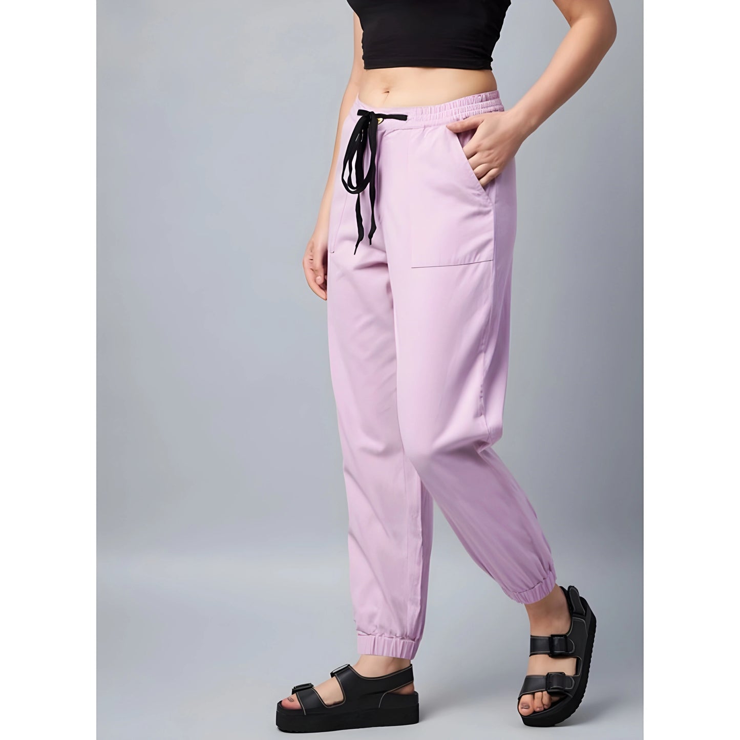 Della Solid Trousers