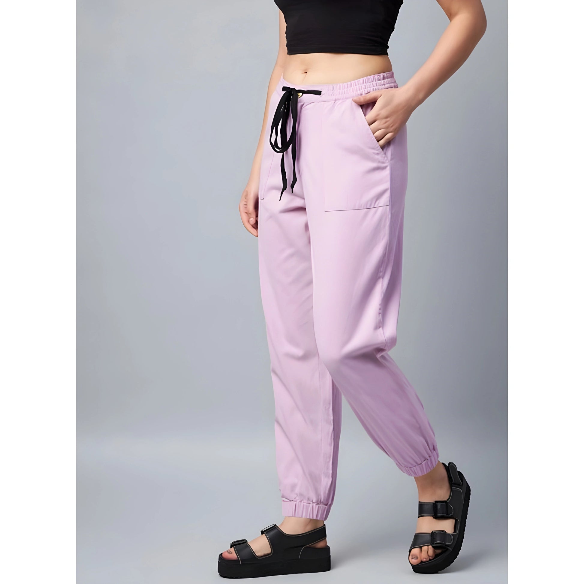 Della Solid Trousers