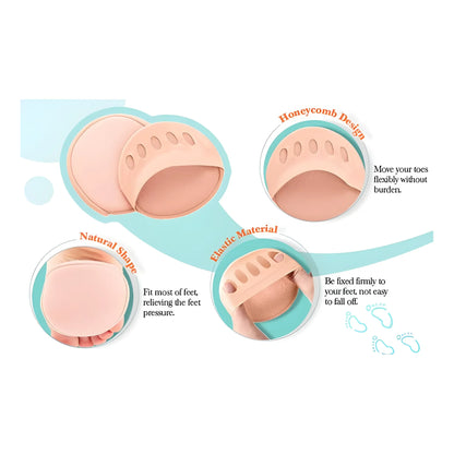 Sand Essential Pack of 2 Honeycomb Fabric Forefoot Pads