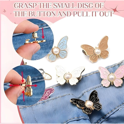 Prism Essential Pack of 2 Jeans Clip Butterfly