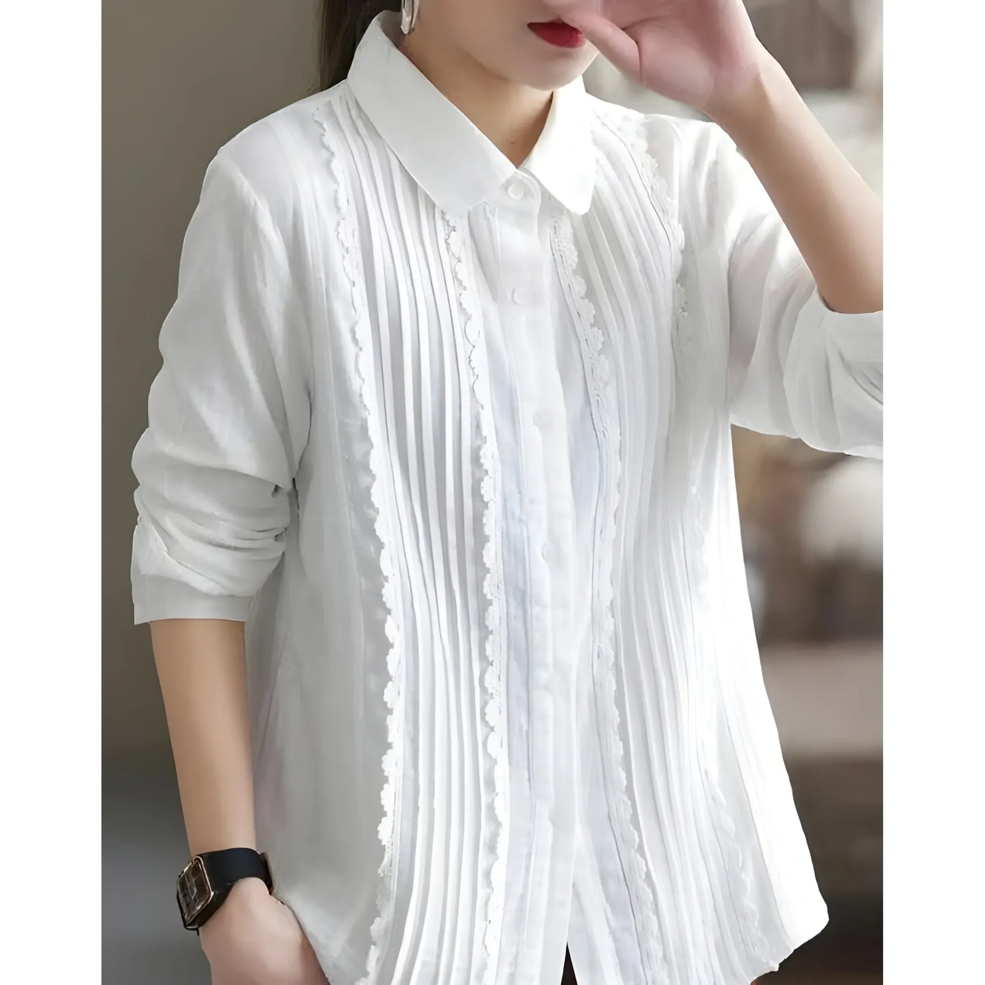 Alina Solid Shirt Top
