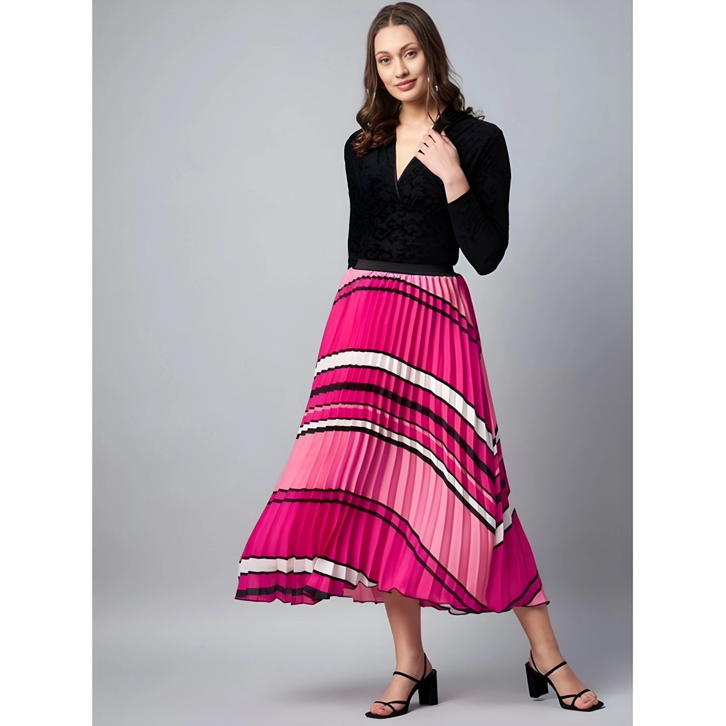 Rhea Pleated Skirt