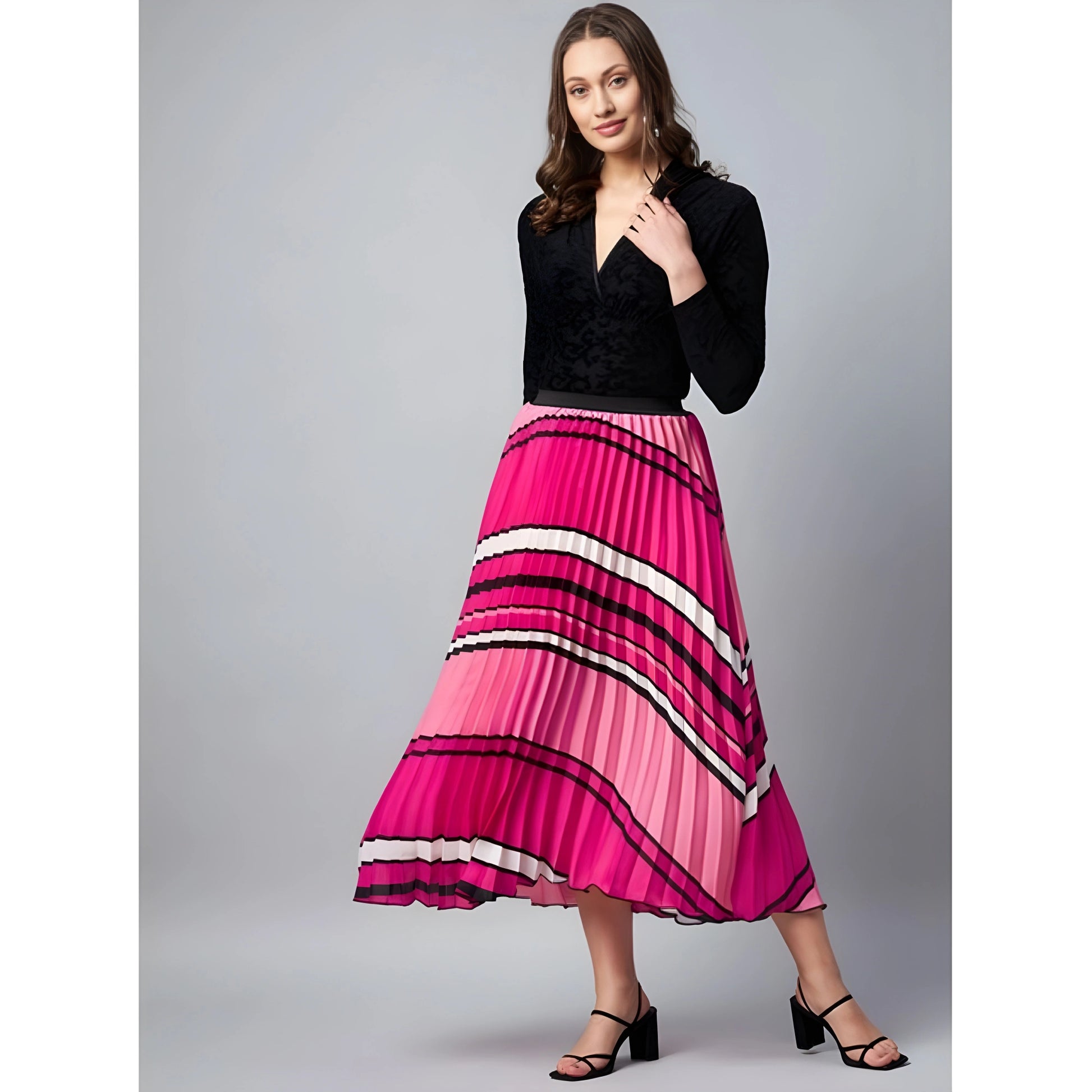 Rhea Pleated Skirt
